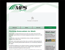 Tablet Screenshot of mpsgrp.com